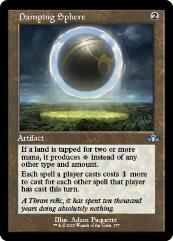 Damping Sphere (Retro) [Dominaria Remastered] | Galaxy Games LLC