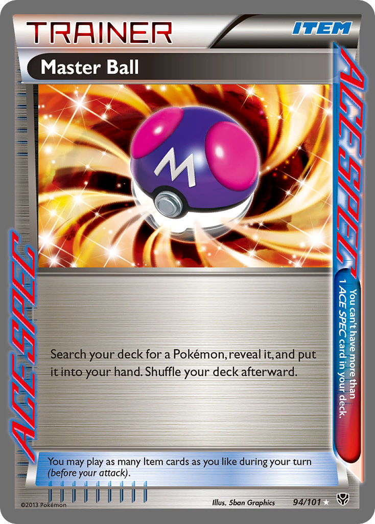 Master Ball (94/101) [Black & White: Plasma Blast] | Galaxy Games LLC