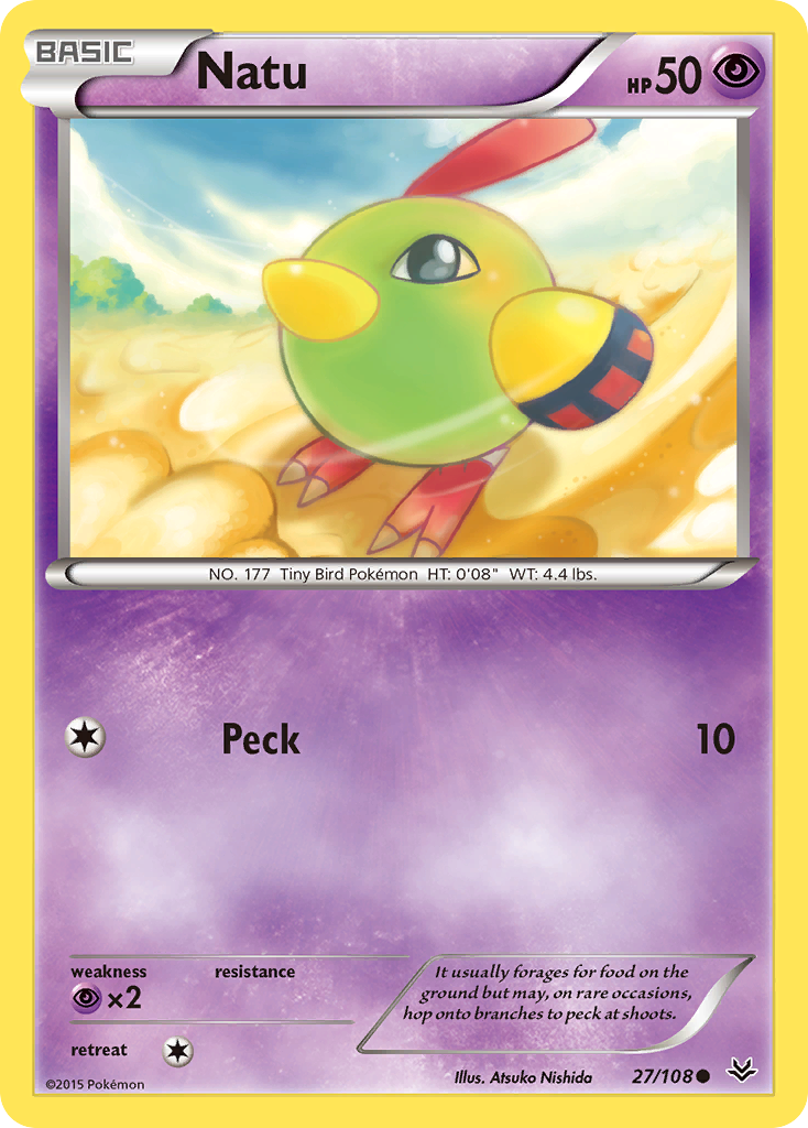 Natu (27/108) [XY: Roaring Skies] | Galaxy Games LLC