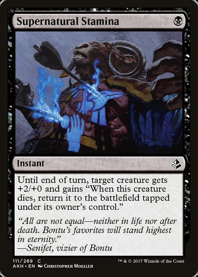 Supernatural Stamina [Amonkhet] | Galaxy Games LLC