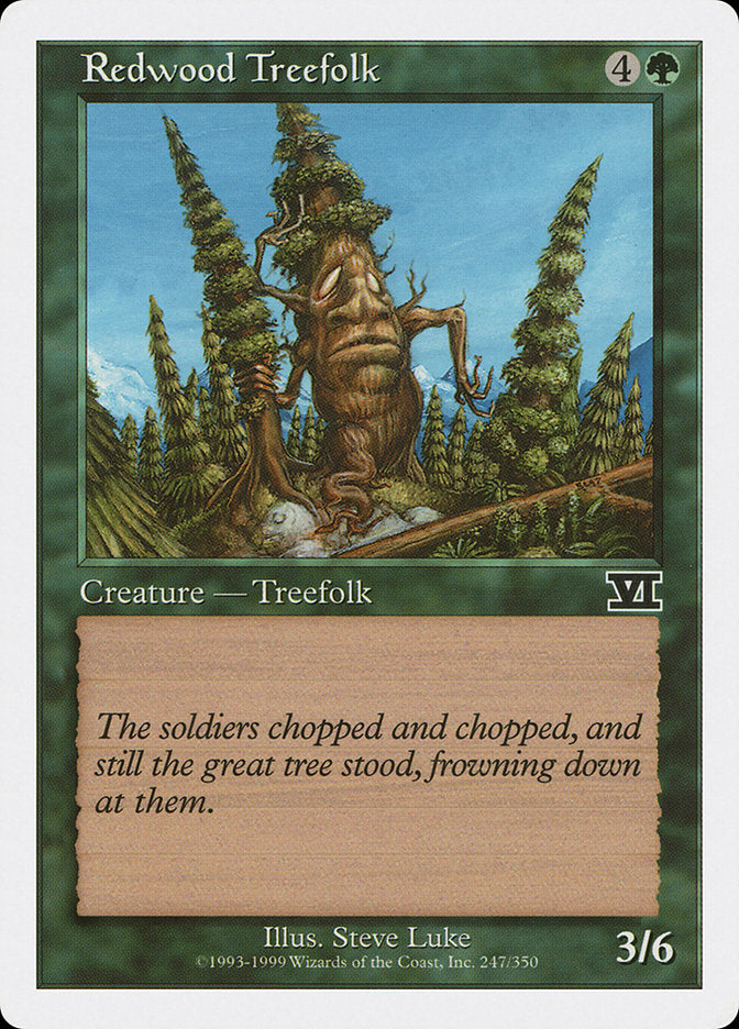 Redwood Treefolk [Classic Sixth Edition] | Galaxy Games LLC