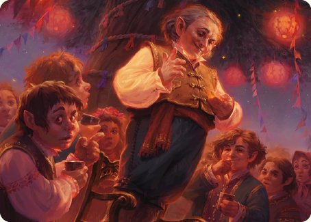 Bilbo, Retired Burglar Art Card [The Lord of the Rings: Tales of Middle-earth Art Series] | Galaxy Games LLC