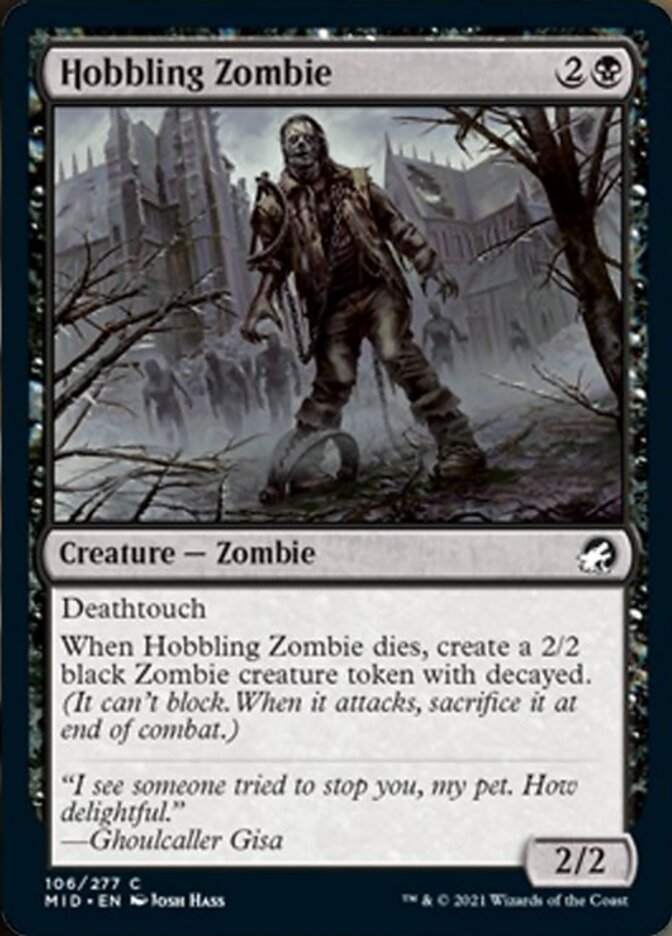 Hobbling Zombie [Innistrad: Midnight Hunt] | Galaxy Games LLC