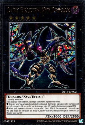Dark Requiem Xyz Dragon [OP15-EN002] Ultimate Rare | Galaxy Games LLC