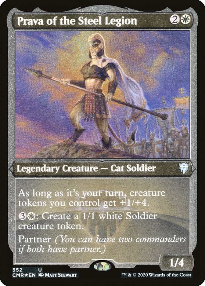 Prava of the Steel Legion (Etched) [Commander Legends] | Galaxy Games LLC