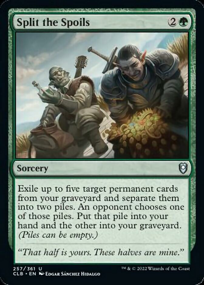 Split the Spoils [Commander Legends: Battle for Baldur's Gate] | Galaxy Games LLC