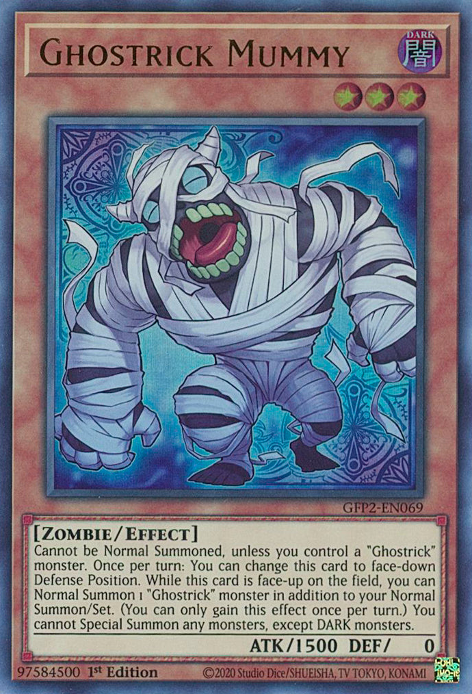 Ghostrick Mummy [GFP2-EN069] Ultra Rare | Galaxy Games LLC