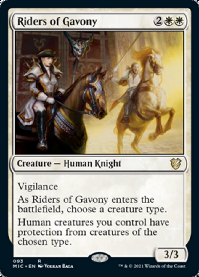 Riders of Gavony [Innistrad: Midnight Hunt Commander] | Galaxy Games LLC