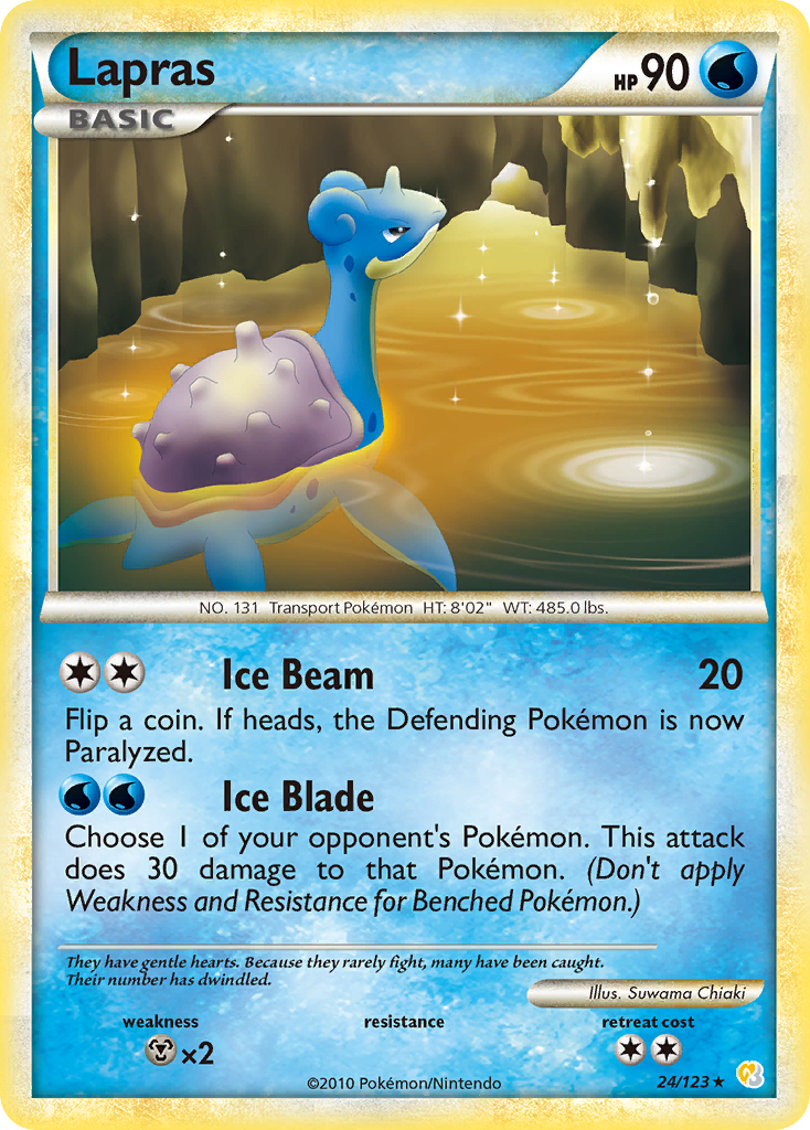 Lapras (24/123) [HeartGold & SoulSilver: Base Set] | Galaxy Games LLC