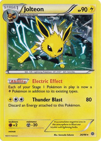 Jolteon (26/98) (Cosmos Holo) [XY: Ancient Origins] | Galaxy Games LLC