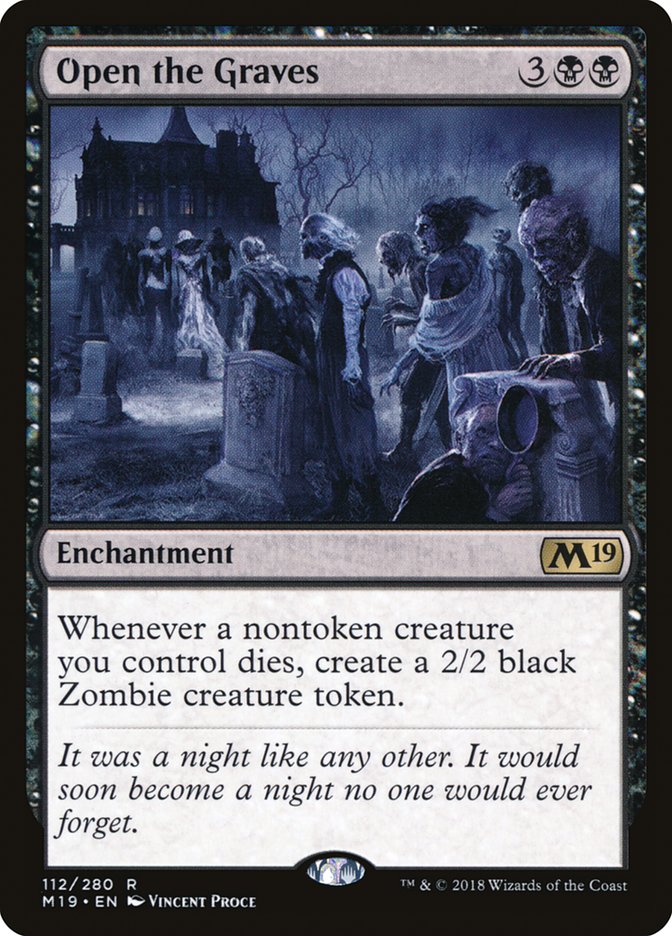 Open the Graves [Core Set 2019] | Galaxy Games LLC