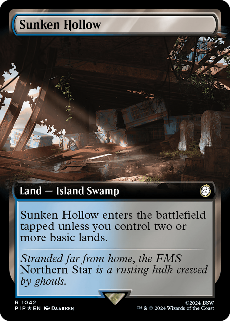Sunken Hollow (Extended Art) (Surge Foil) [Fallout] | Galaxy Games LLC