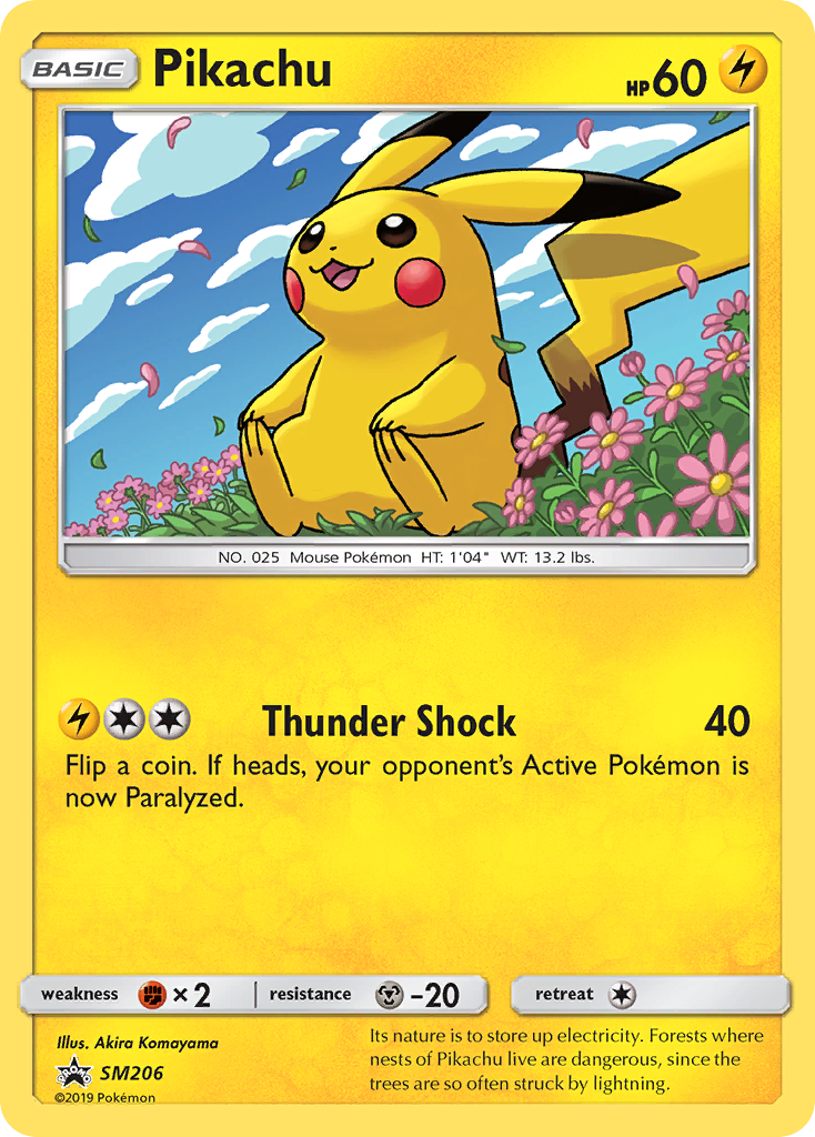 Pikachu (SM206) [Sun & Moon: Black Star Promos] | Galaxy Games LLC