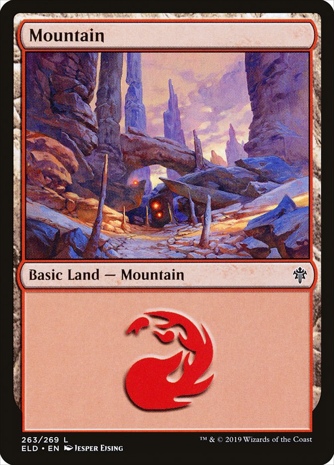 Mountain (263) [Throne of Eldraine] | Galaxy Games LLC