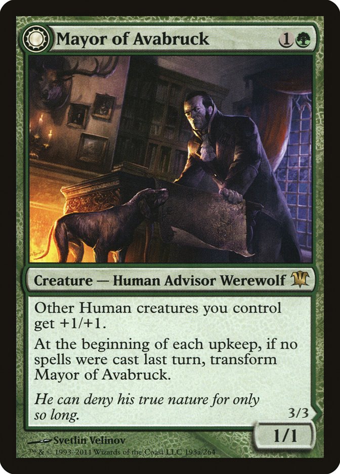 Mayor of Avabruck // Howlpack Alpha [Innistrad] | Galaxy Games LLC