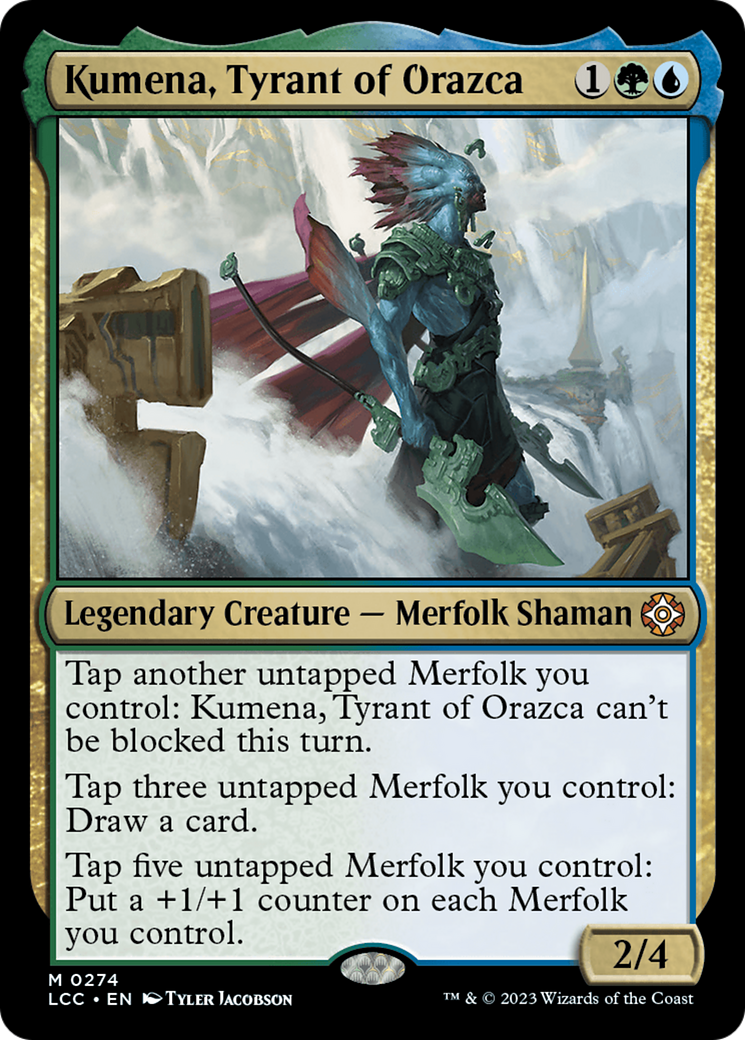 Kumena, Tyrant of Orazca [The Lost Caverns of Ixalan Commander] | Galaxy Games LLC