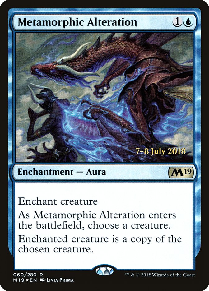 Metamorphic Alteration [Core Set 2019 Prerelease Promos] | Galaxy Games LLC