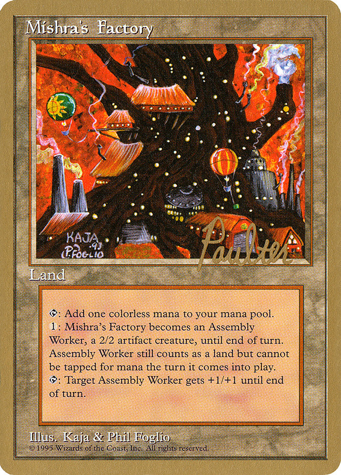 Mishra's Factory (Preston Poulter) [Pro Tour Collector Set] | Galaxy Games LLC