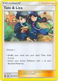 Tate & Liza (148a/168) (Alternate Art Promo) (Battle Arena Deck Exclusive) [Sun & Moon: Celestial Storm] | Galaxy Games LLC