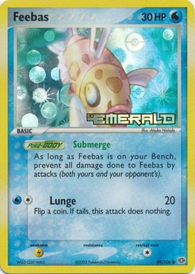 Feebas (49/106) (Stamped) [EX: Emerald] | Galaxy Games LLC