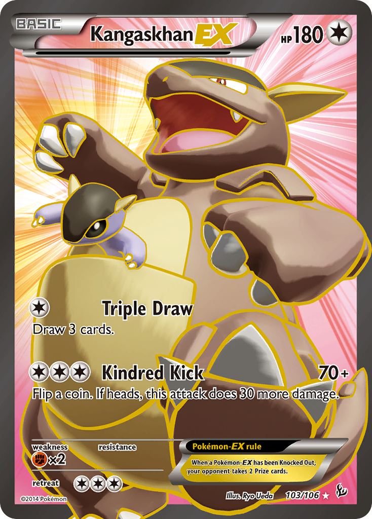 Kangaskhan EX (103/106) [XY: Flashfire] | Galaxy Games LLC