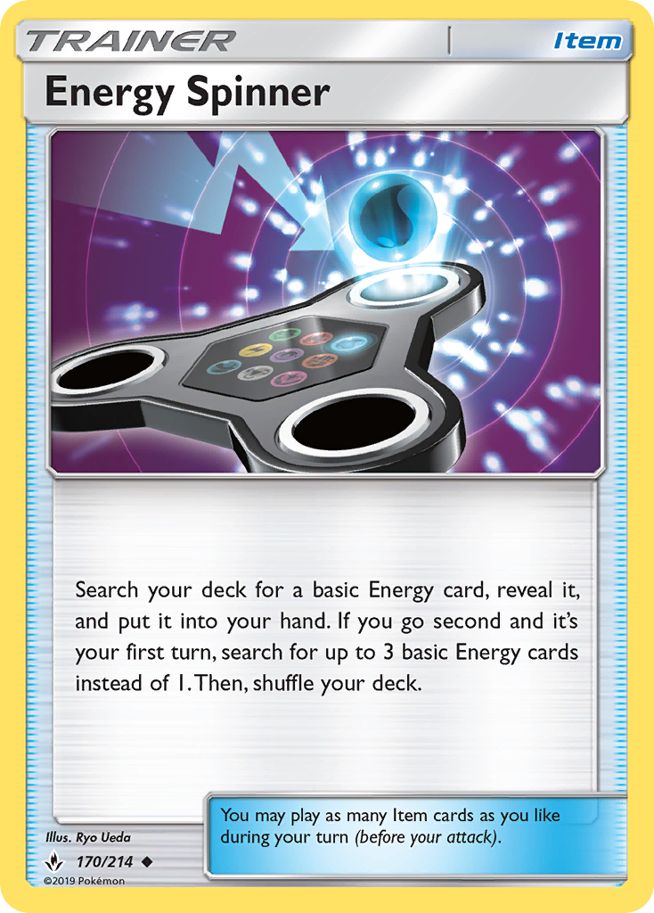 Energy Spinner (170/214) [Sun & Moon: Unbroken Bonds] | Galaxy Games LLC