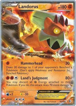 Landorus EX (89/149) (The Flying Hammer - Rowan Stavenow) [World Championships 2015] | Galaxy Games LLC