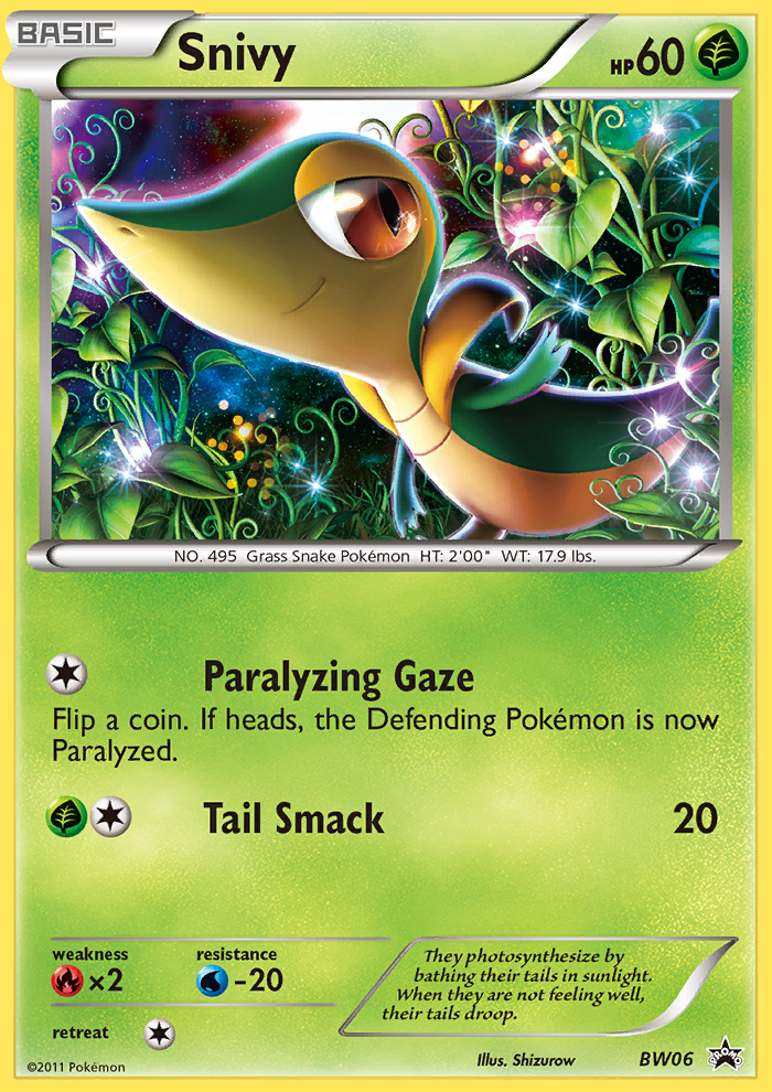 Snivy (BW06) [Black & White: Black Star Promos] | Galaxy Games LLC