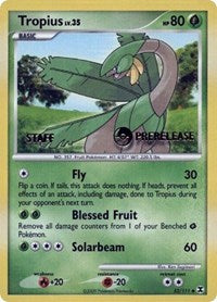 Tropius (52/111) (Staff Prerelease Promo) [Nintendo: Black Star Promos] | Galaxy Games LLC