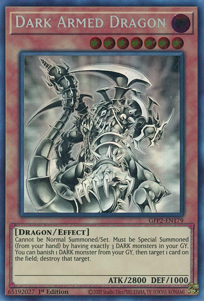 Dark Armed Dragon [GFP2-EN179] Ghost Rare | Galaxy Games LLC