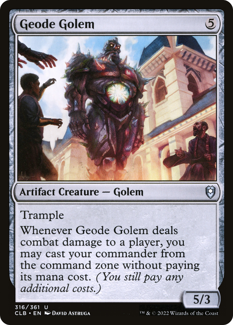 Geode Golem [Commander Legends: Battle for Baldur's Gate] | Galaxy Games LLC