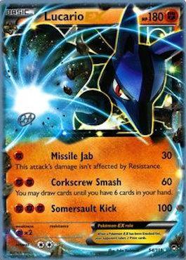 Lucario EX (54/111) (The Flying Hammer - Rowan Stavenow) [World Championships 2015] | Galaxy Games LLC