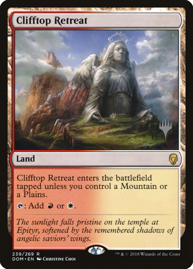 Clifftop Retreat (Promo Pack) [Dominaria Promos] | Galaxy Games LLC