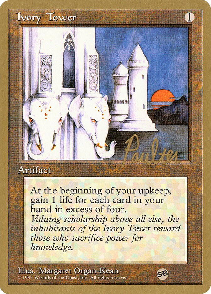 Ivory Tower (Preston Poulter) (SB) [Pro Tour Collector Set] | Galaxy Games LLC