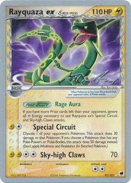 Rayquaza ex (97/101) (Delta Species) (Legendary Ascent - Tom Roos) [World Championships 2007] | Galaxy Games LLC