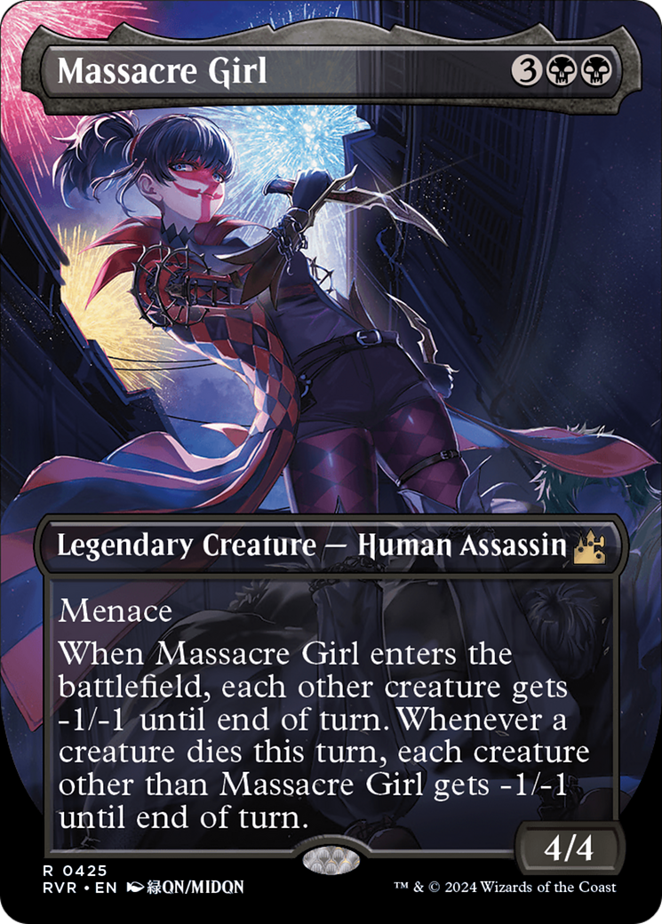 Massacre Girl (Anime Borderless) [Ravnica Remastered] | Galaxy Games LLC