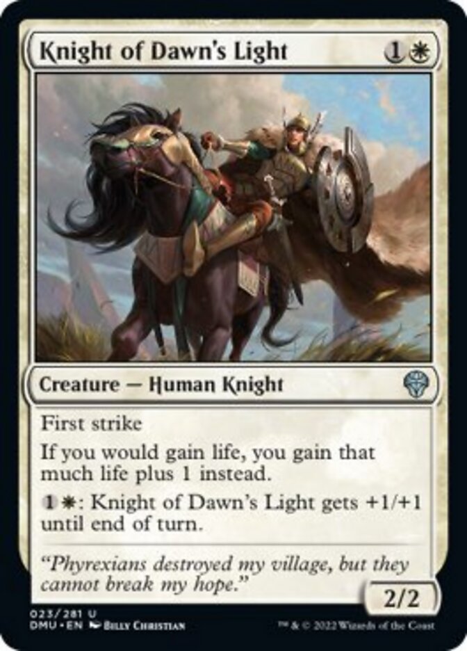 Knight of Dawn's Light [Dominaria United] | Galaxy Games LLC