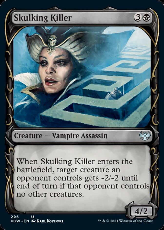 Skulking Killer (Showcase Fang Frame) [Innistrad: Crimson Vow] | Galaxy Games LLC