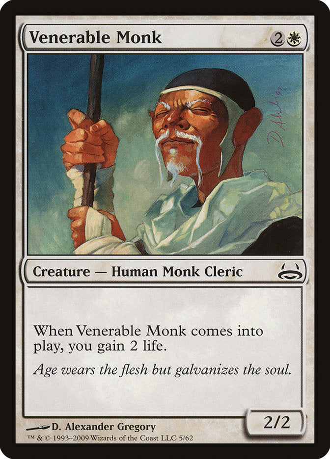 Venerable Monk [Duel Decks: Divine vs. Demonic] | Galaxy Games LLC