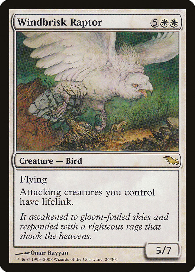 Windbrisk Raptor [Shadowmoor] | Galaxy Games LLC