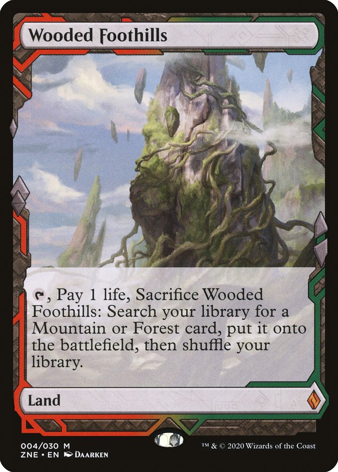 Wooded Foothills (Expeditions) [Zendikar Rising Expeditions] | Galaxy Games LLC