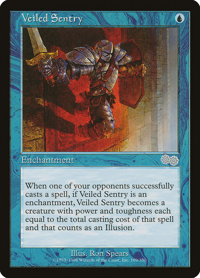 Veiled Sentry [Urza's Saga] | Galaxy Games LLC