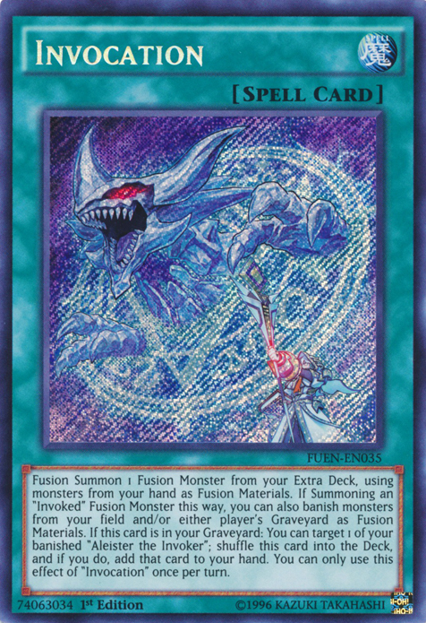 Invocation [FUEN-EN035] Secret Rare | Galaxy Games LLC