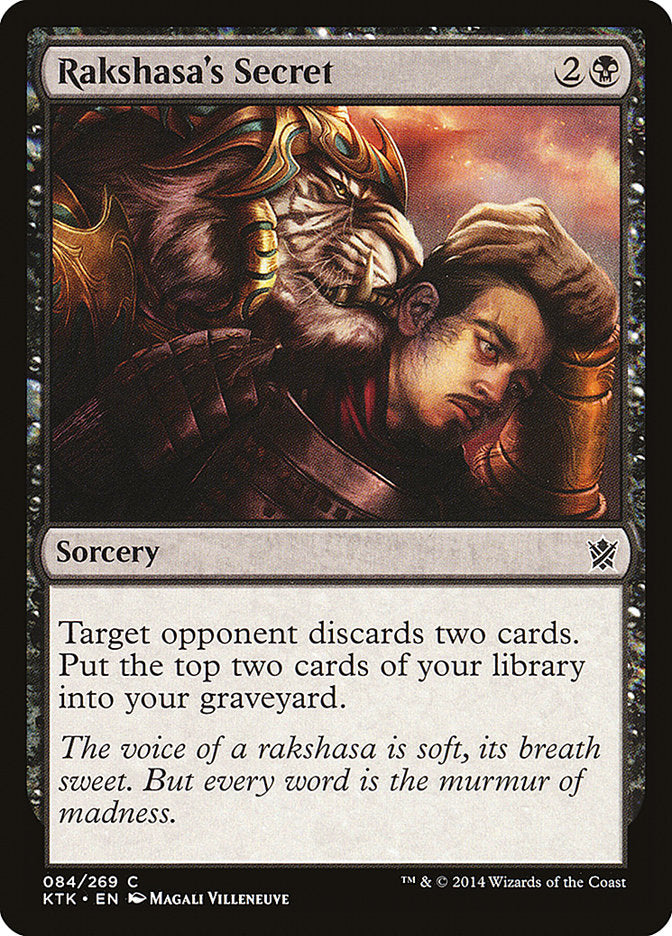 Rakshasa's Secret [Khans of Tarkir] | Galaxy Games LLC