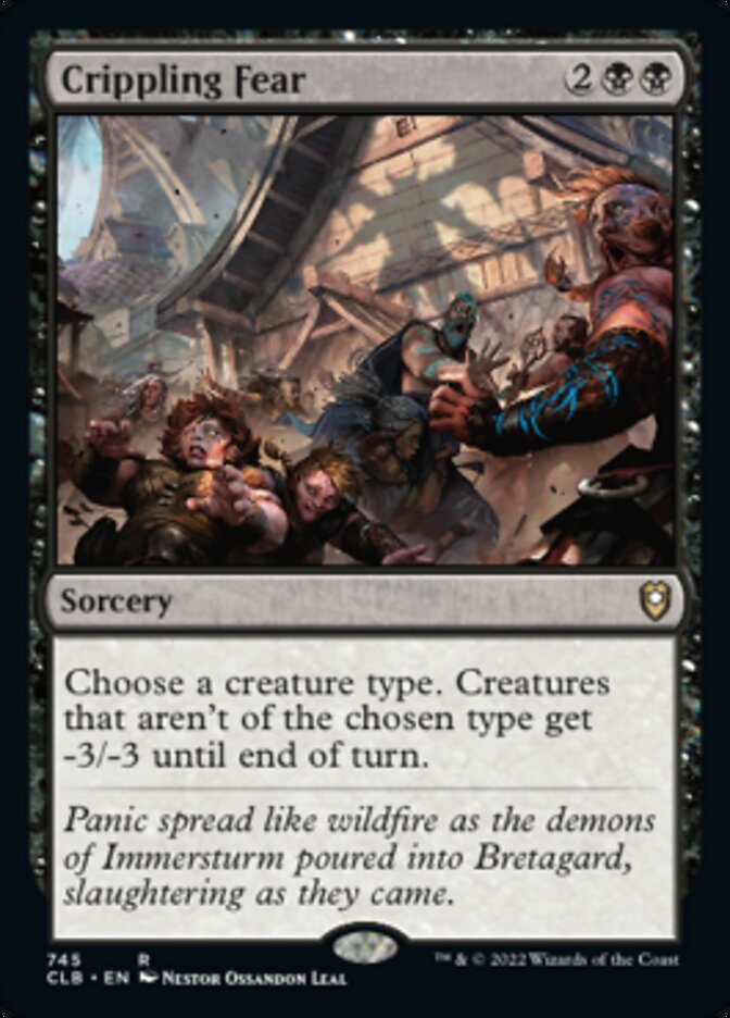 Crippling Fear [Commander Legends: Battle for Baldur's Gate] | Galaxy Games LLC