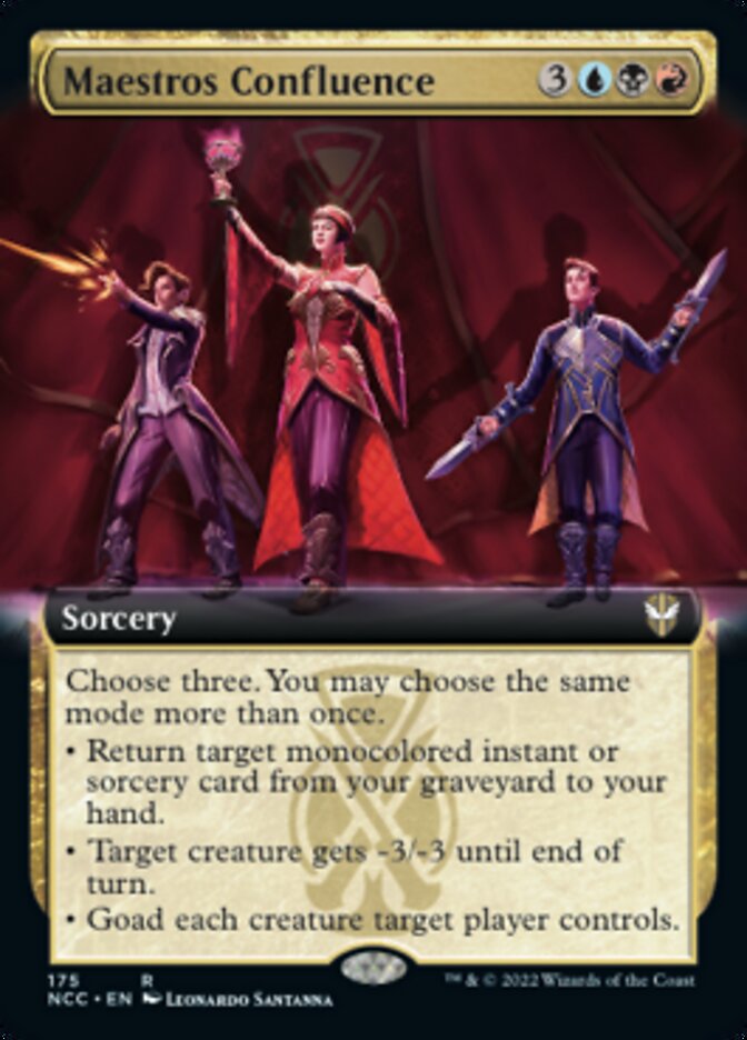 Maestros Confluence (Extended Art) [Streets of New Capenna Commander] | Galaxy Games LLC