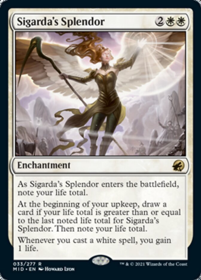 Sigarda's Splendor [Innistrad: Midnight Hunt] | Galaxy Games LLC