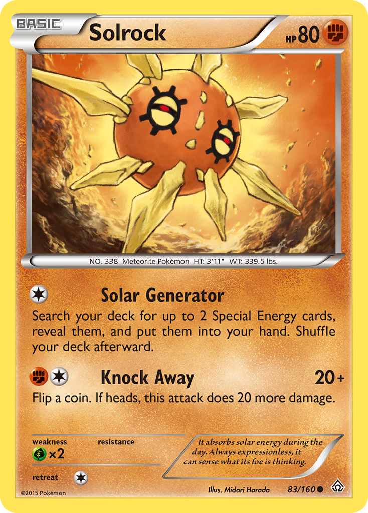 Solrock (83/160) [XY: Primal Clash] | Galaxy Games LLC