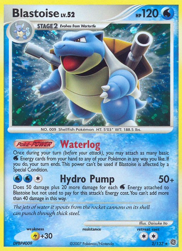 Blastoise (2/132) [Diamond & Pearl: Secret Wonders] | Galaxy Games LLC