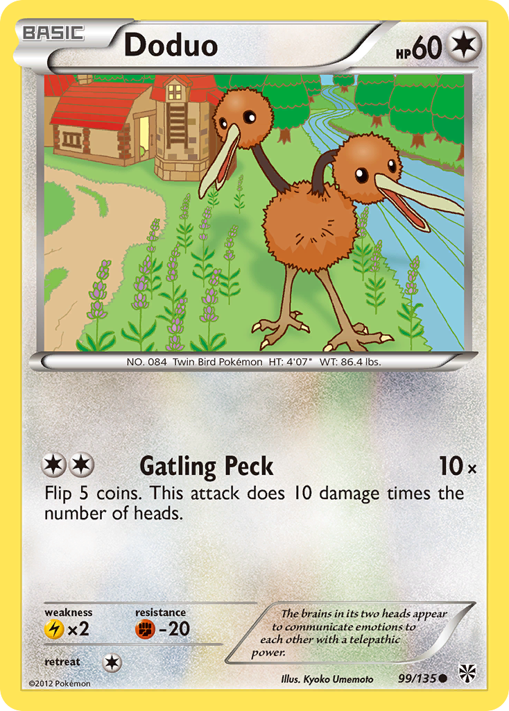 Doduo (99/135) [Black & White: Plasma Storm] | Galaxy Games LLC